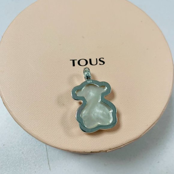 Silver TOUS Color Pendant with faceted onyx 3,3cm. sterling silver - Picture 6 of 10